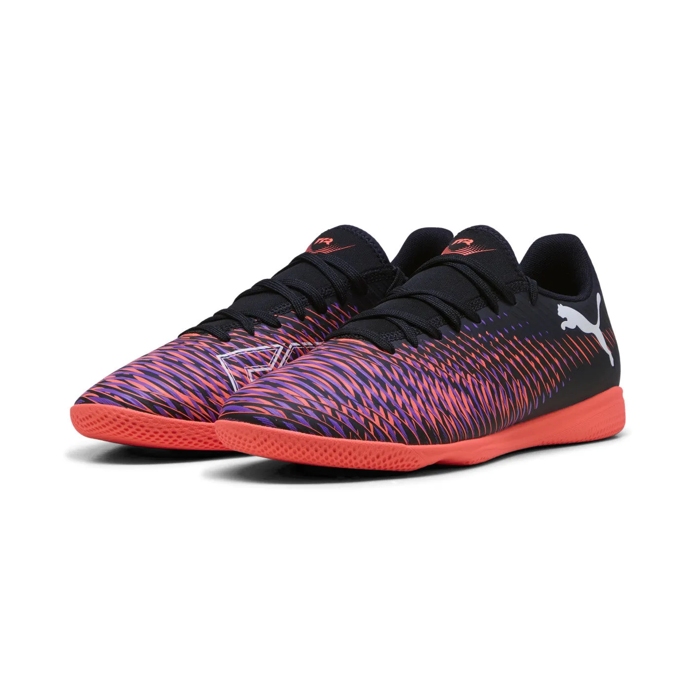 Puma Future 8 Play IT Indoor Football Shoes (Black/Glowing Red) Festival Ready City Active