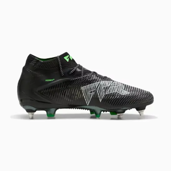 Pet Hike Puma Future 8 Ultimate MxSG Football Boots (Black/Cool Gray/Fluo Green)
