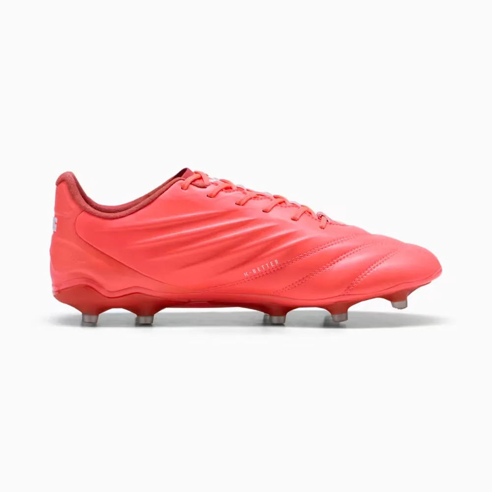 Quick Gear Daily Move Puma King Pro FG/AG Football Boots (Glowing Red/White/Fire)