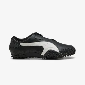 Lace Free Quick Hop PUMA | MOSTRO PERFORATED { BLACK/WHITE