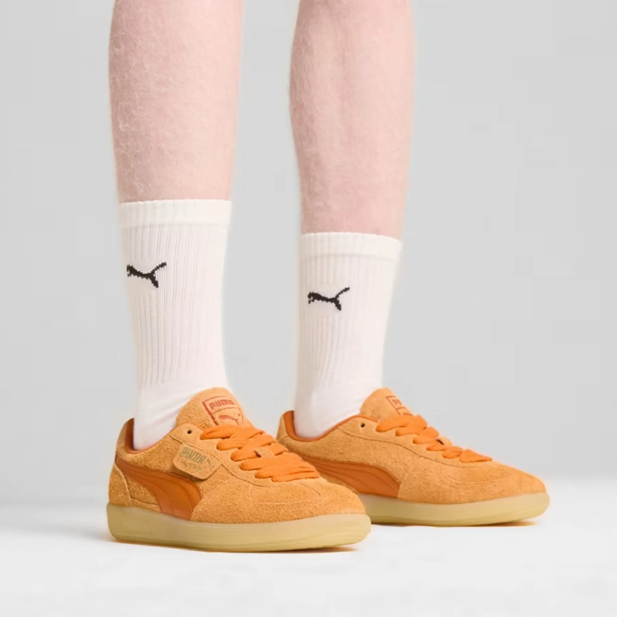 Dusk Walk Timeless Accent PUMA | PALERMO HAIRY { BRIGHT MELON/MAPLE SYRUP