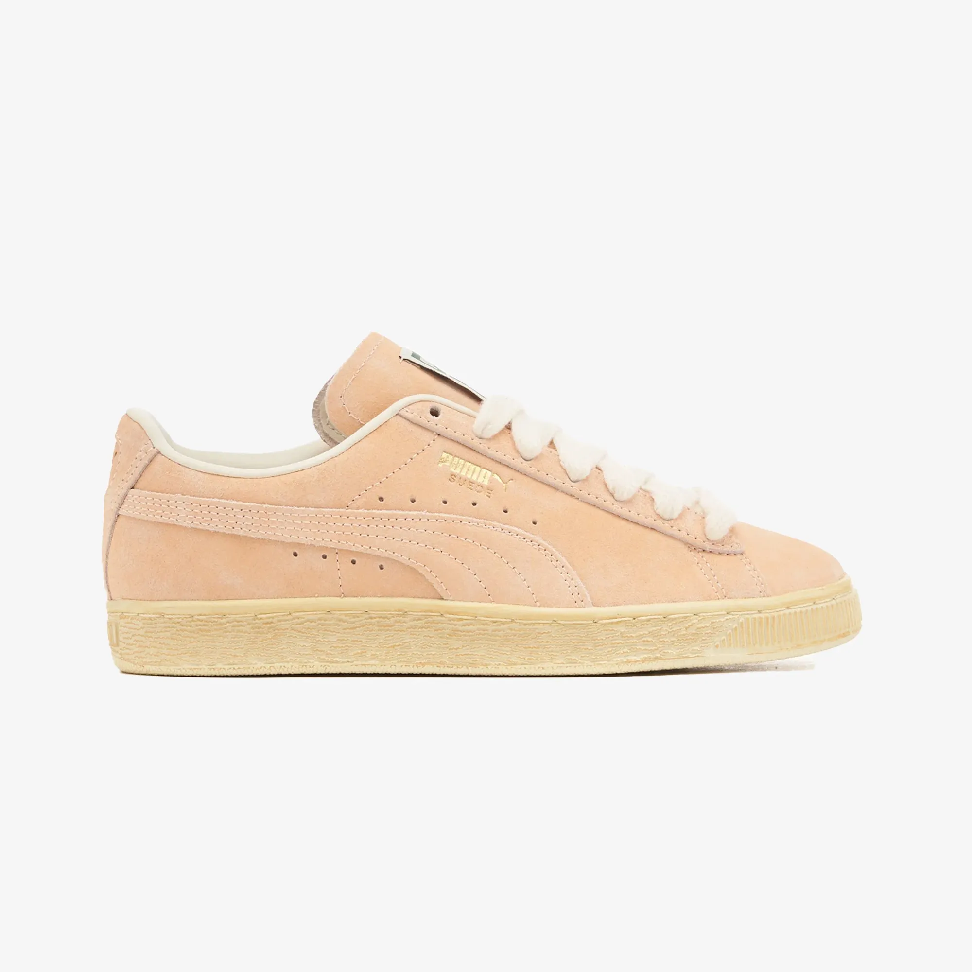 City Chic Peach Soft PUMA | SUEDE FADED { BRIGHT MELON-FROSTED IVORY
