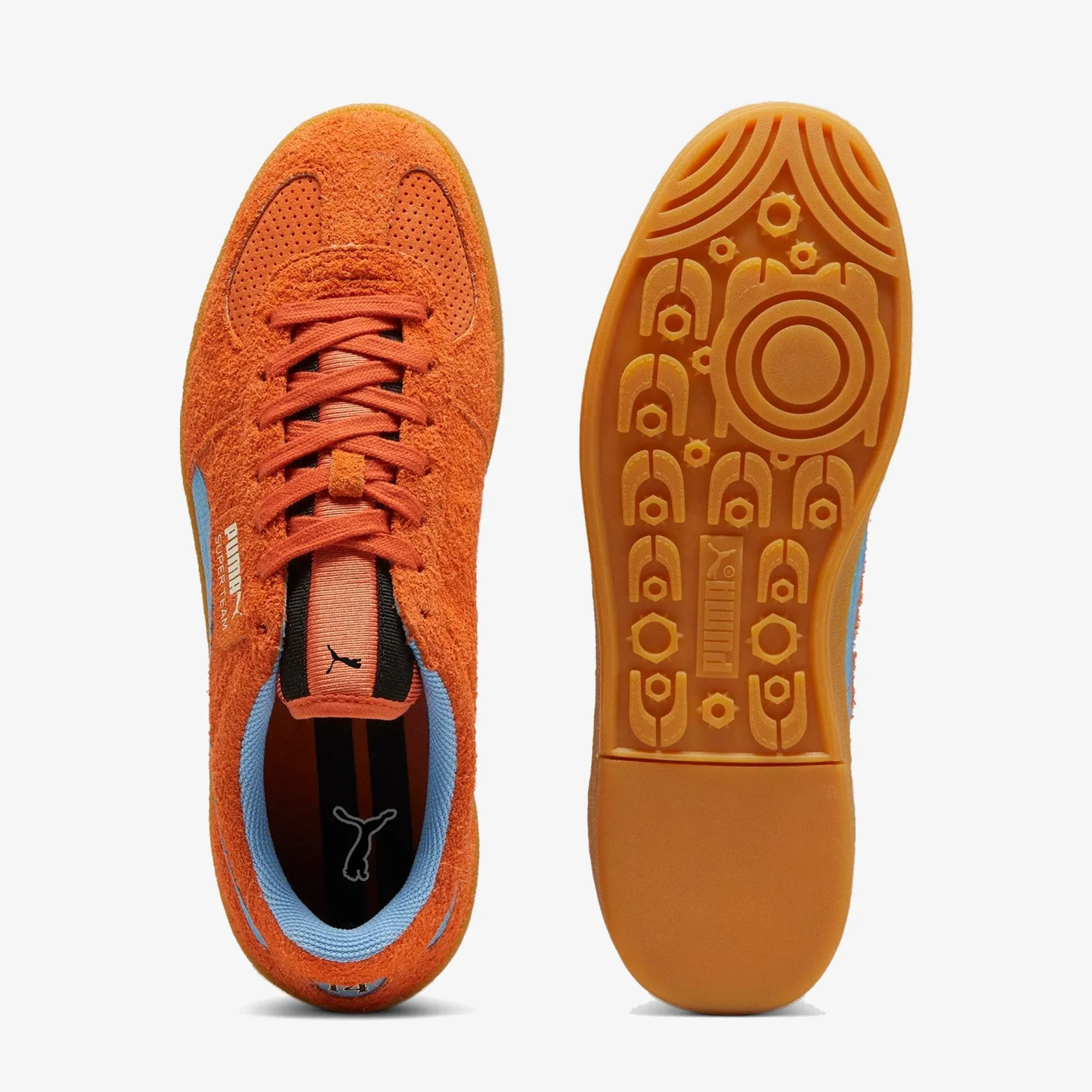 PUMA | SUPER TEAM NO 14 { FLAME FLICKER/TEAM LIGHT BLUE Firm Grip Quiet Sole