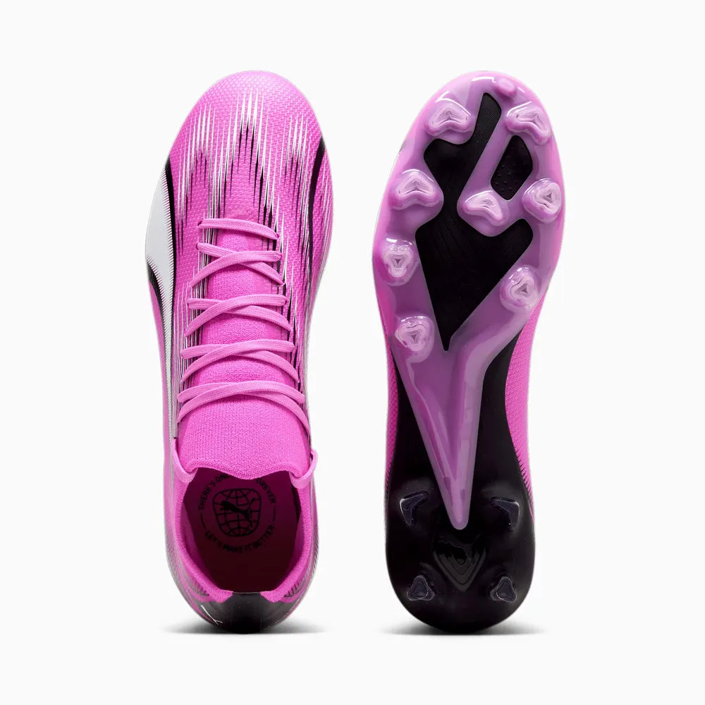 Puma Ultra Match Womens FG/AG Football Boots (Poison Pink/White/Black) Match Go
