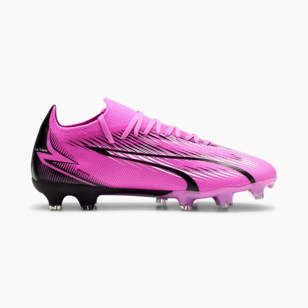 Puma Ultra Match Womens FG/AG Football Boots (Poison Pink/White/Black) Mesh