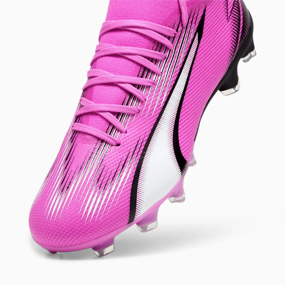 Puma Ultra Match Womens FG/AG Football Boots (Poison Pink/White/Black) Home Wear