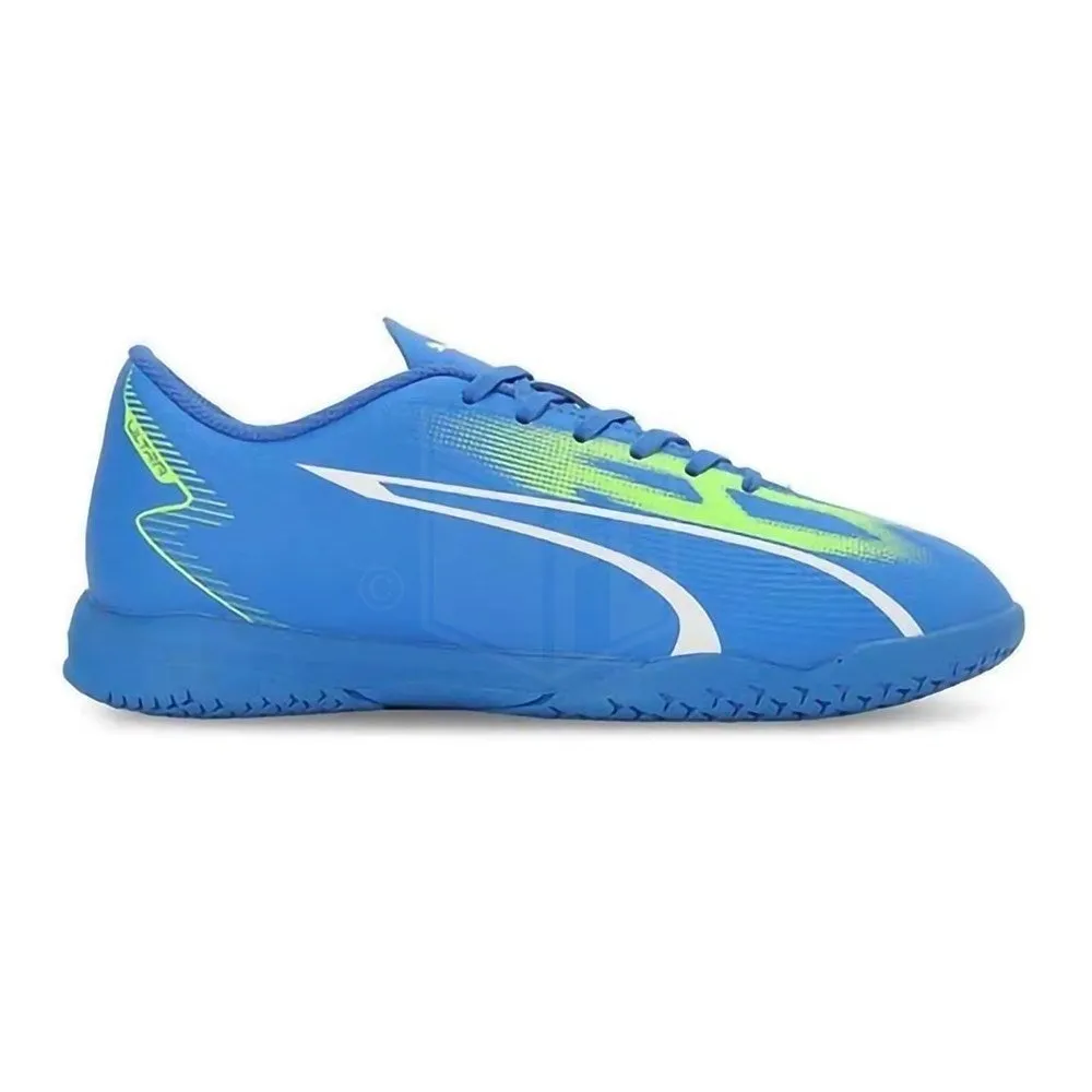 Chill Moment Puma Ultra Play IT Jnr Indoor Football Shoes (Blue/Puma White)