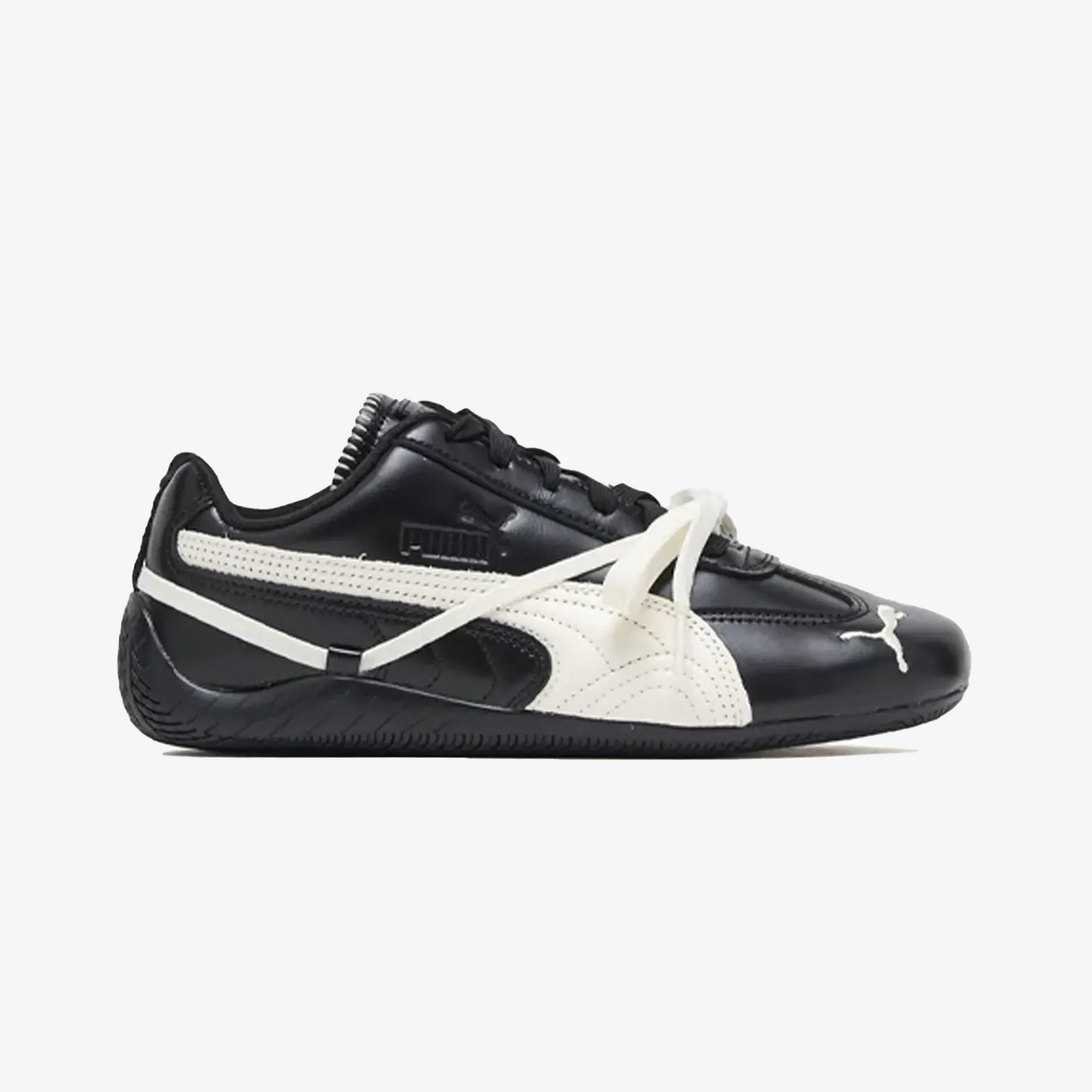Family Meet Crisp Design PUMA | X ROS?? SPEEDCAT { BLACK-WARM WHITE