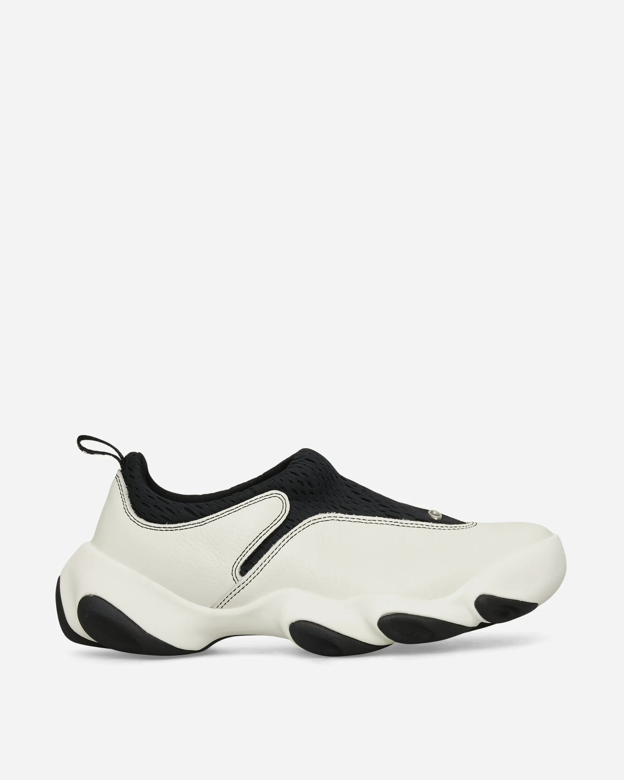 Sport Mode Full Grain Leather Flesh Sneakers Lucent White