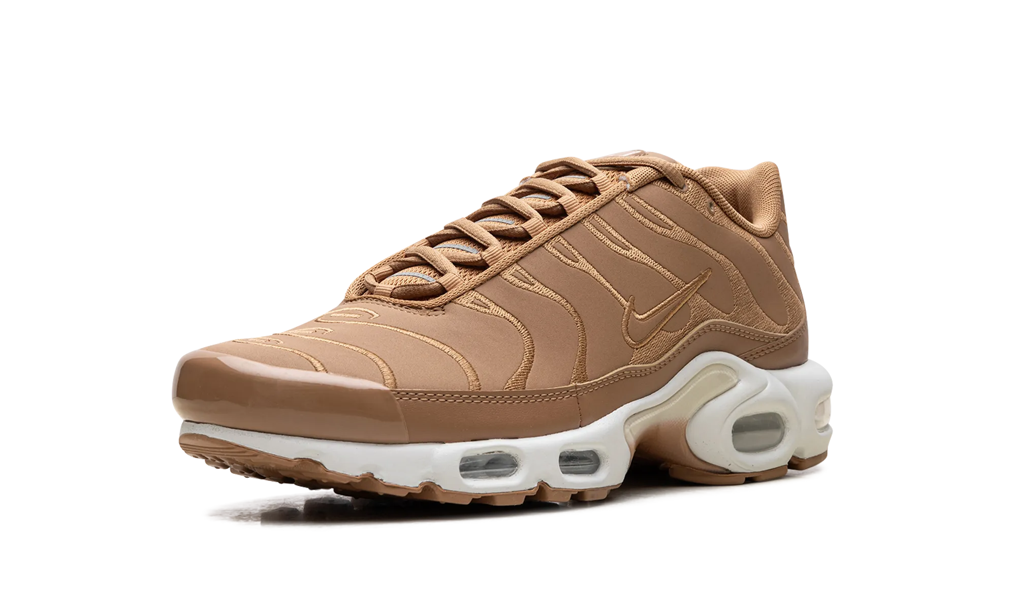 Air Max Plus "Flax Sail" colorful shoe appearance