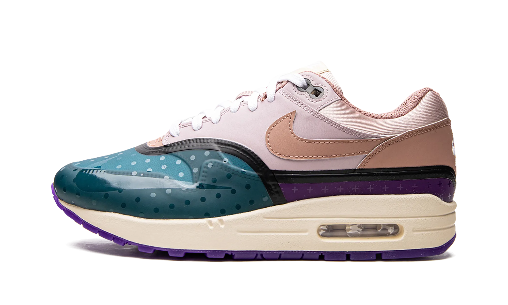 padded - tongue AIR MAX 1 () WMNS "Plum Fog Fossil Rose"