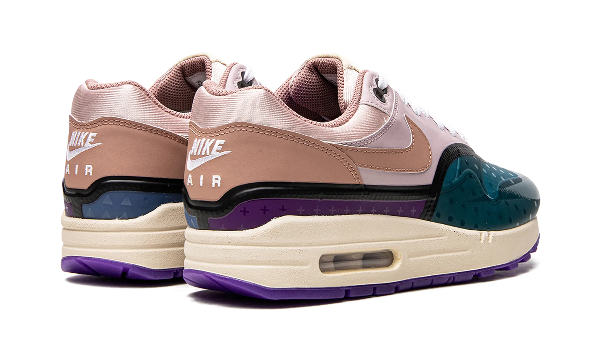 AIR MAX 1 () WMNS "Plum Fog Fossil Rose" Enhanced Mobility Contoured Footbed