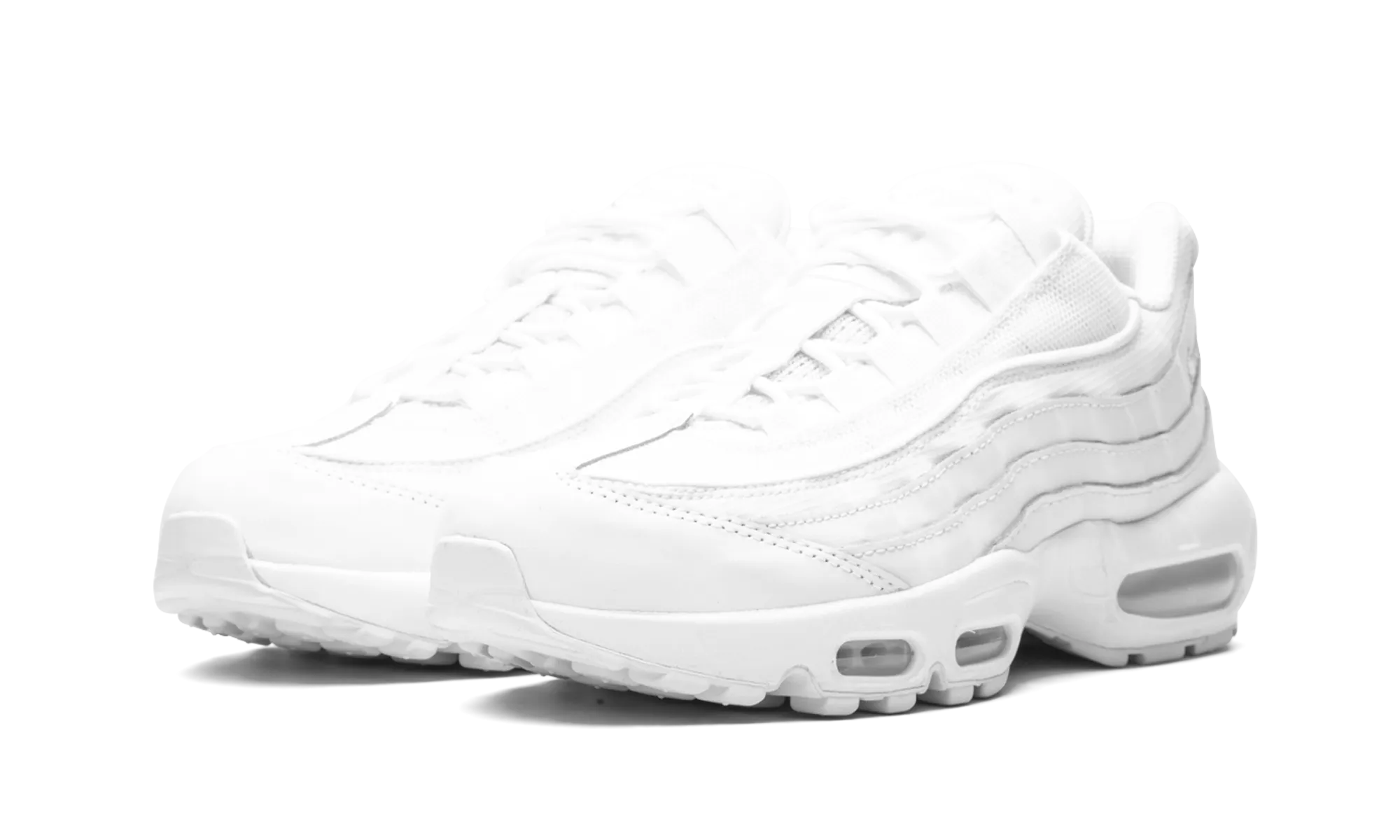 Air Max 95 "Triple White" machine - washable - convenience shoes