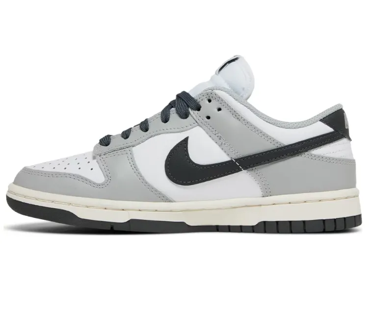 Women's Nike Dunk Low (Light Smoke Grey) Ergonomic Heel Support