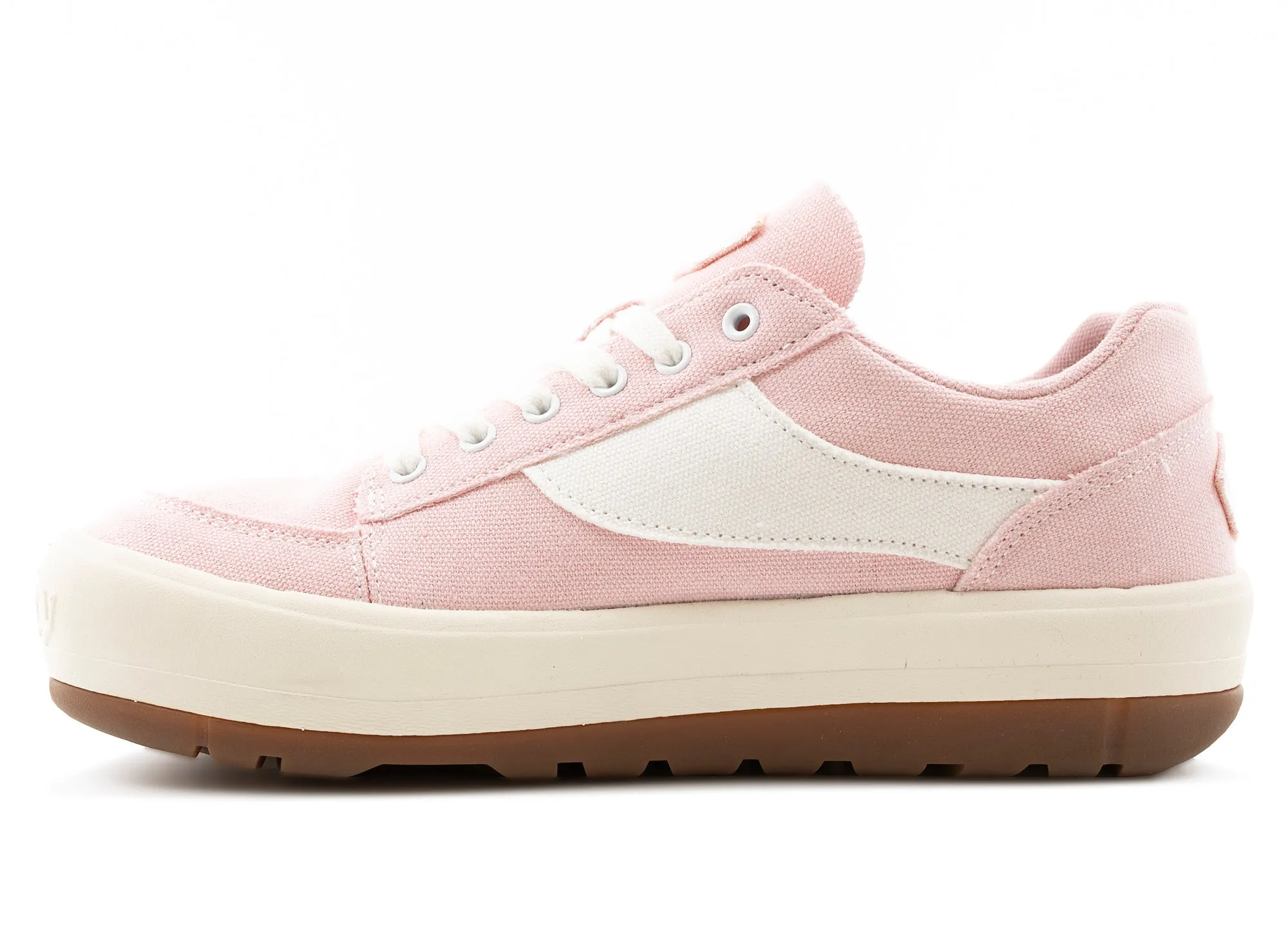 Northwave Expresso Canvas Low Sneakers in Pink Skin Soft Buckle Fit