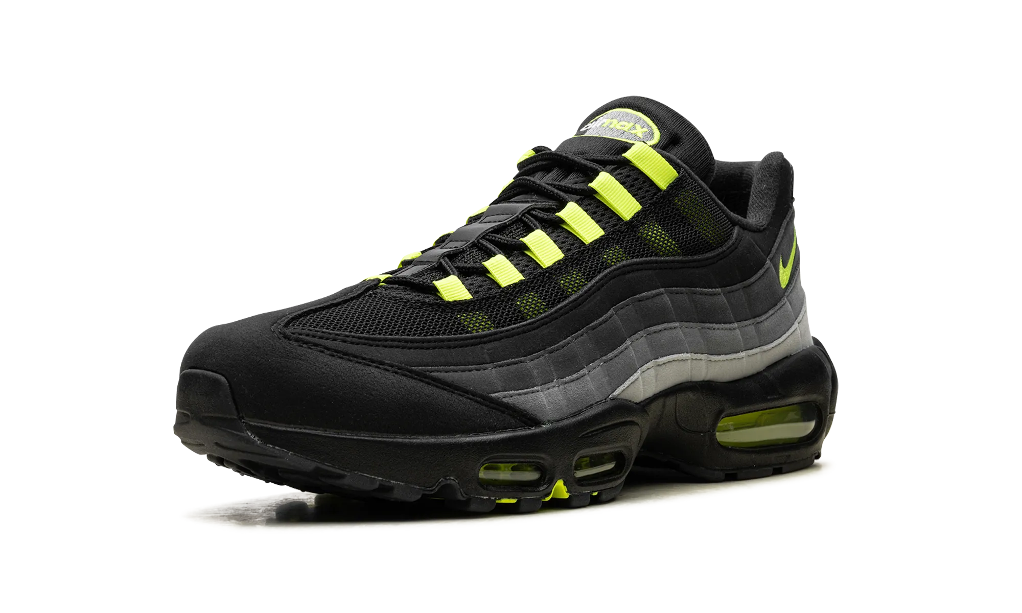 lightweight - upper - feature shoes cross - strap shoes Air Max 95 "Black Neon"