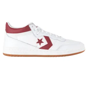 Converse CONS - Fastbreak Pro Leather & Nylon Mid (White/Bloodstone) All terrain Anti   Slip