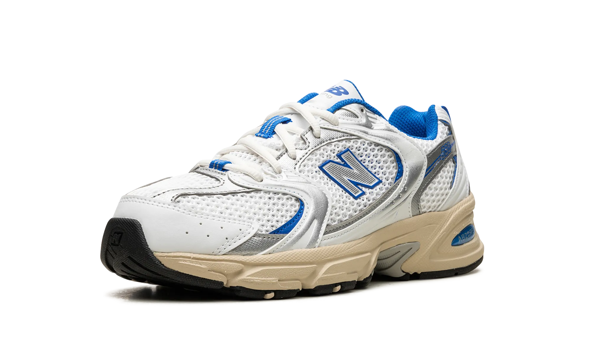 Comfortable toe box Aerodynamic Design 530 "White / Blue Oasis"
