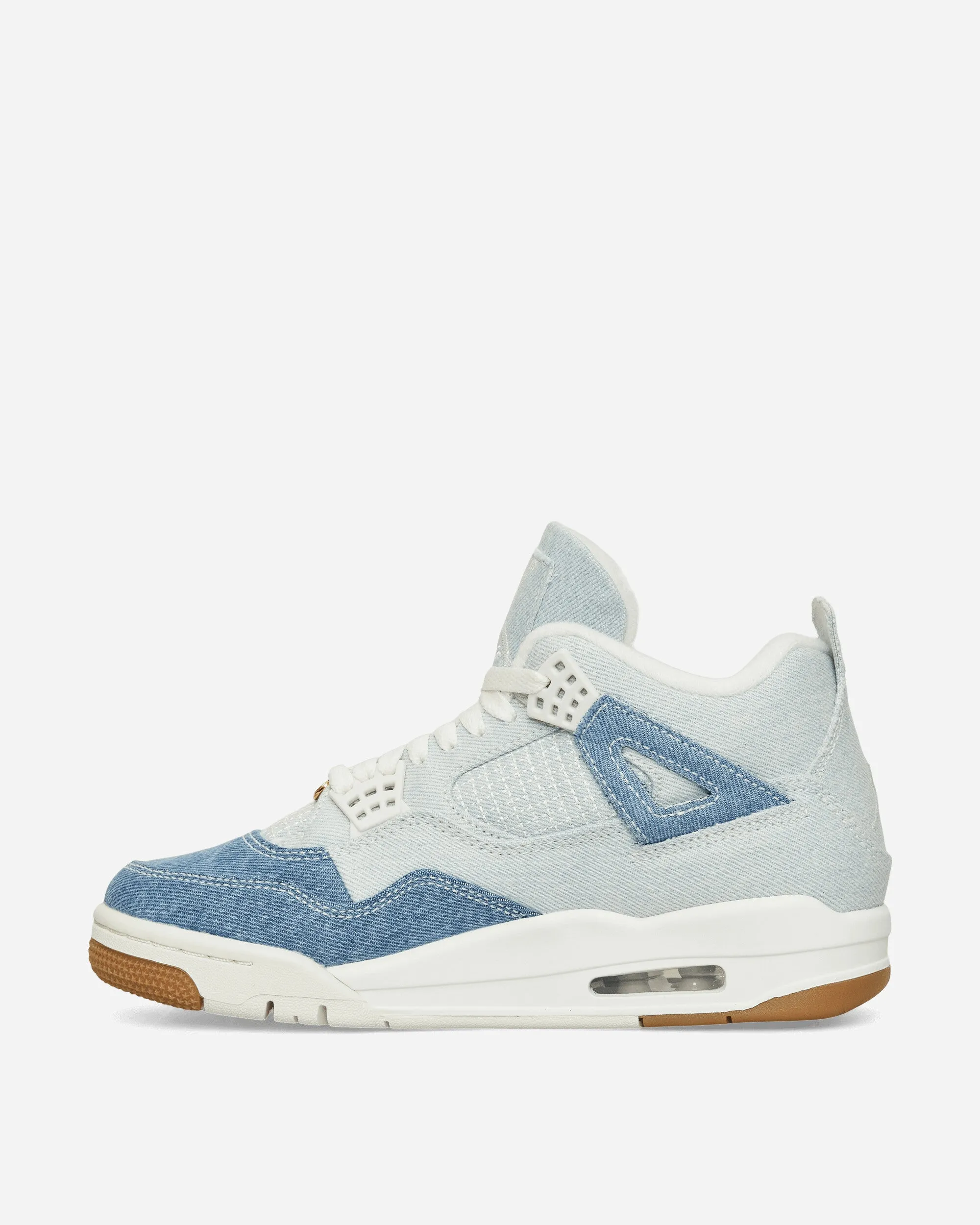 Reliable Grip Women's Air Jordan 4 Sneakers Worn Blue