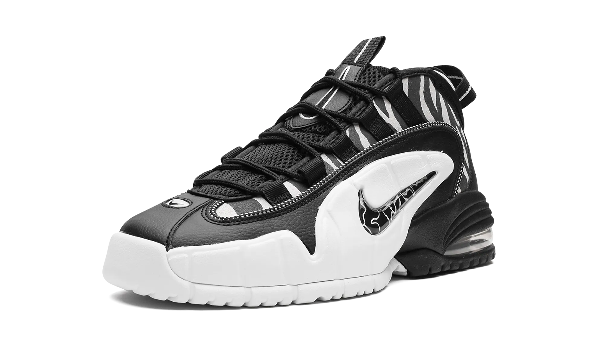 Air Max Penny "Tiger Stripes" sprinters' shoes logo - appliqued shoes