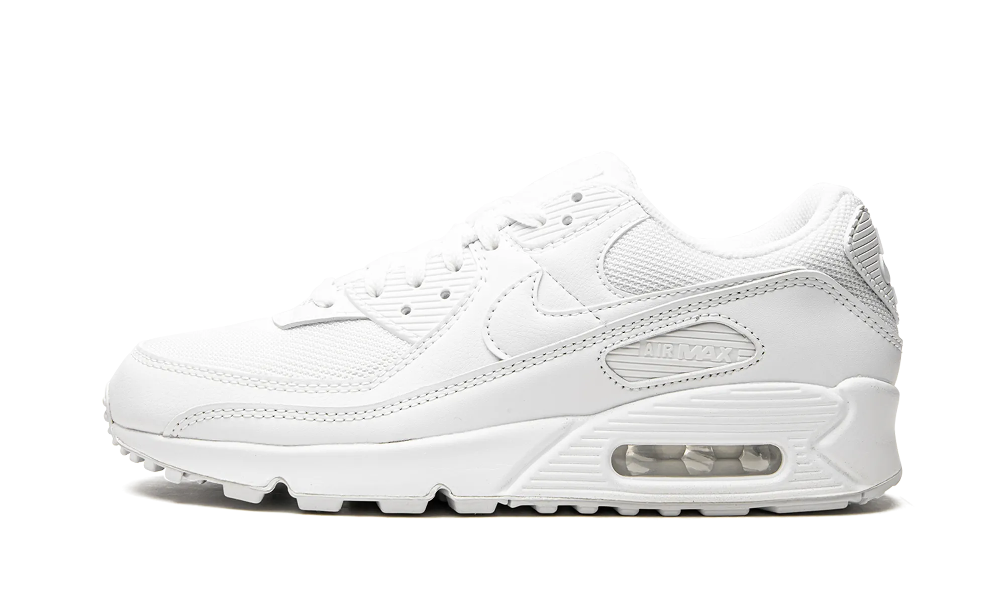 AIR MAX 90 MNS WMNS "Triple White" Custom Fit professional running gear