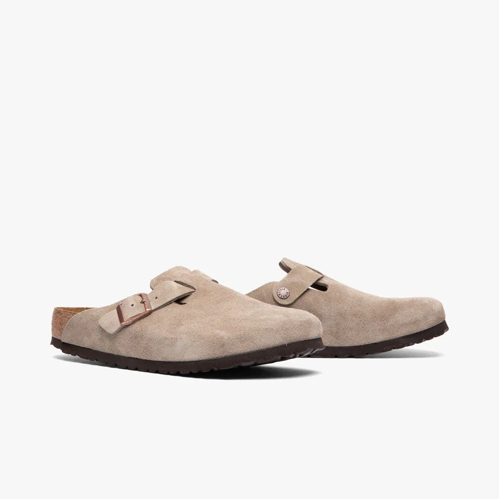 Birkenstock Boston Soft Footbed / Taupe Slip On Ease Comfy Urban