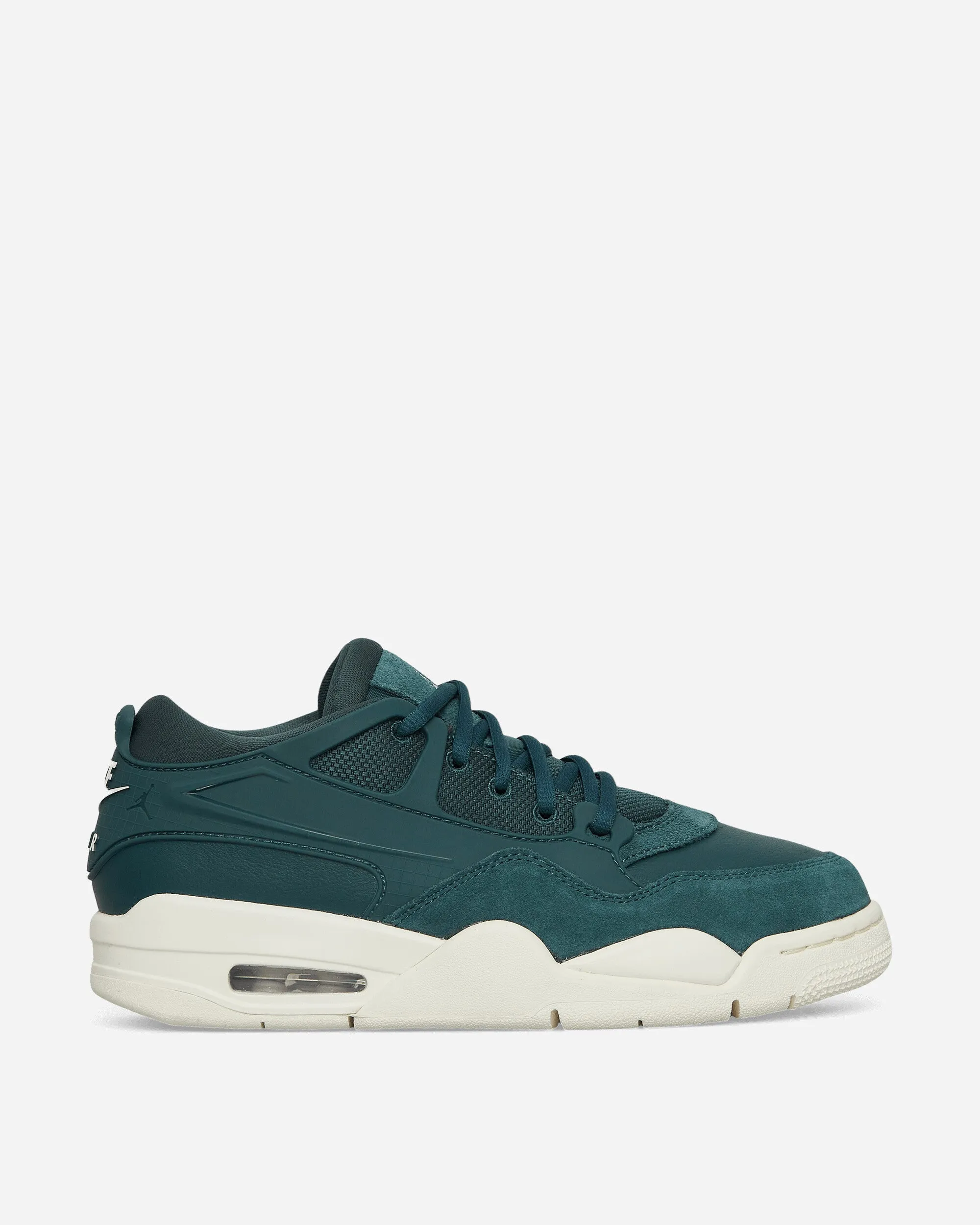 Zip Up Design Women's Air Jordan 4 RM Sneakers Oxidized Green / White