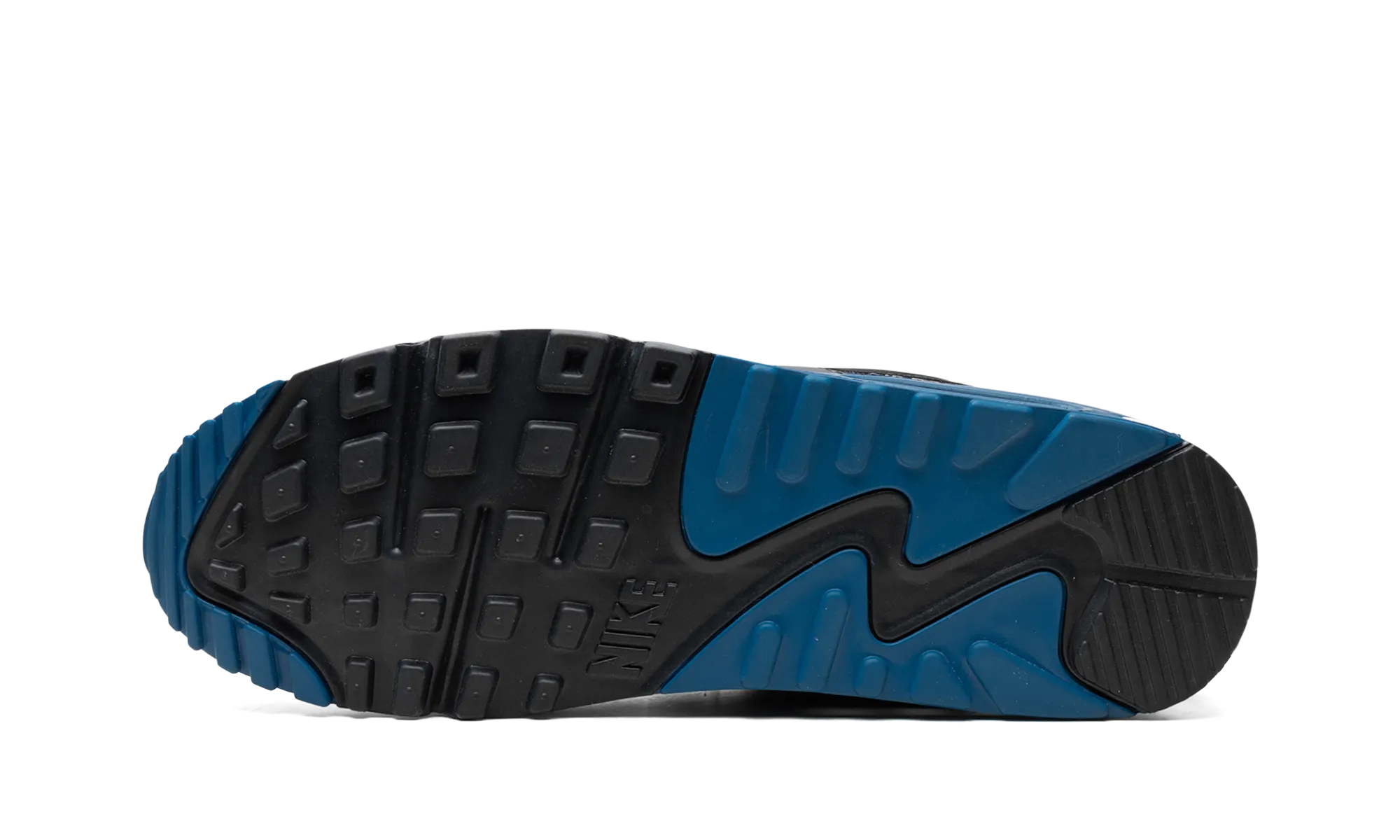 Air Max 90 "Black / Teal Blue" environmentally - conscious running in relay races shoes
