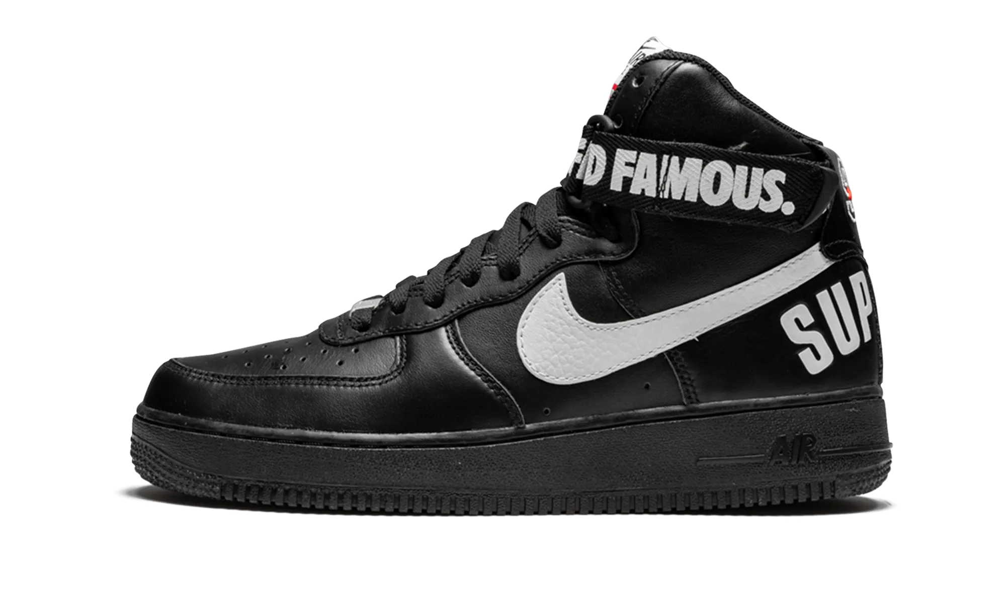 Eco friendly materials Sophisticated Comfort Air Force 1 High Supreme SP "Black"