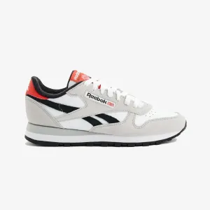 running - enjoyment Ventilation - holes Reebok | CLASSIC LEATHER { WHITE/GREY