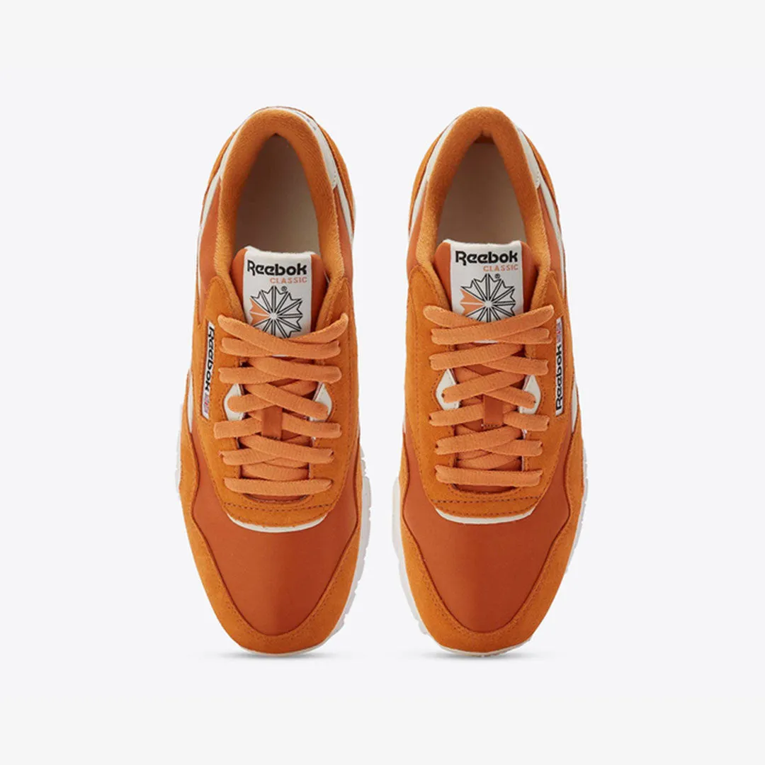 Reebok | CLASSIC NYLON { SUNBAKED CLAY/VINTAGE CHALK lateral support shoes hook - and - loop - trimmed - design shoes
