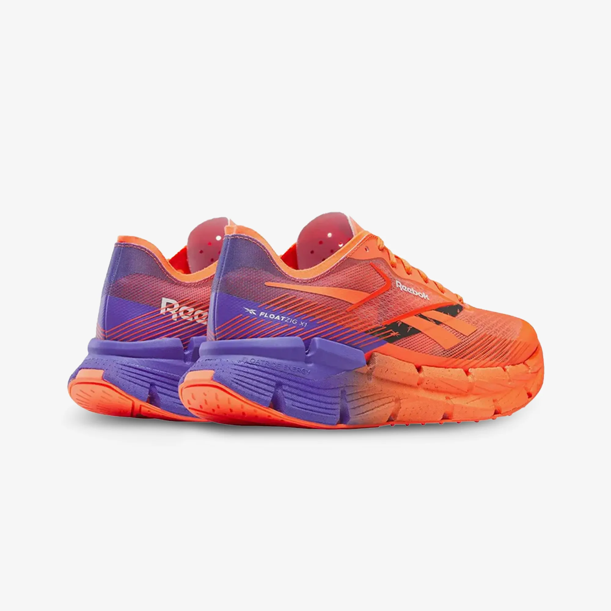 gel - filled - feature shoes Reebok | FLOATZIG X1 { ORANGE/PURPLE