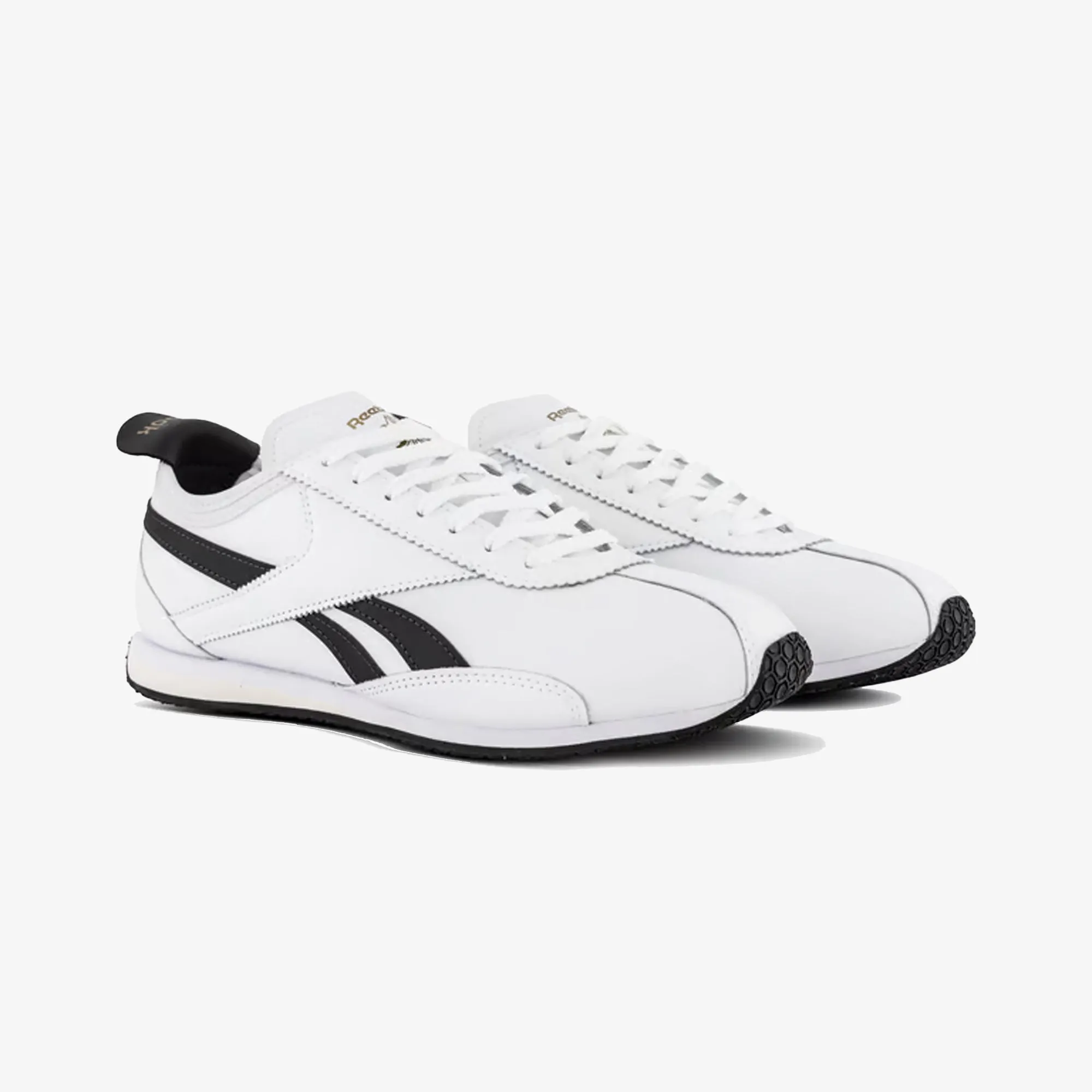 health - improvement full - length midsole running shoes Reebok | R400 { WHITE