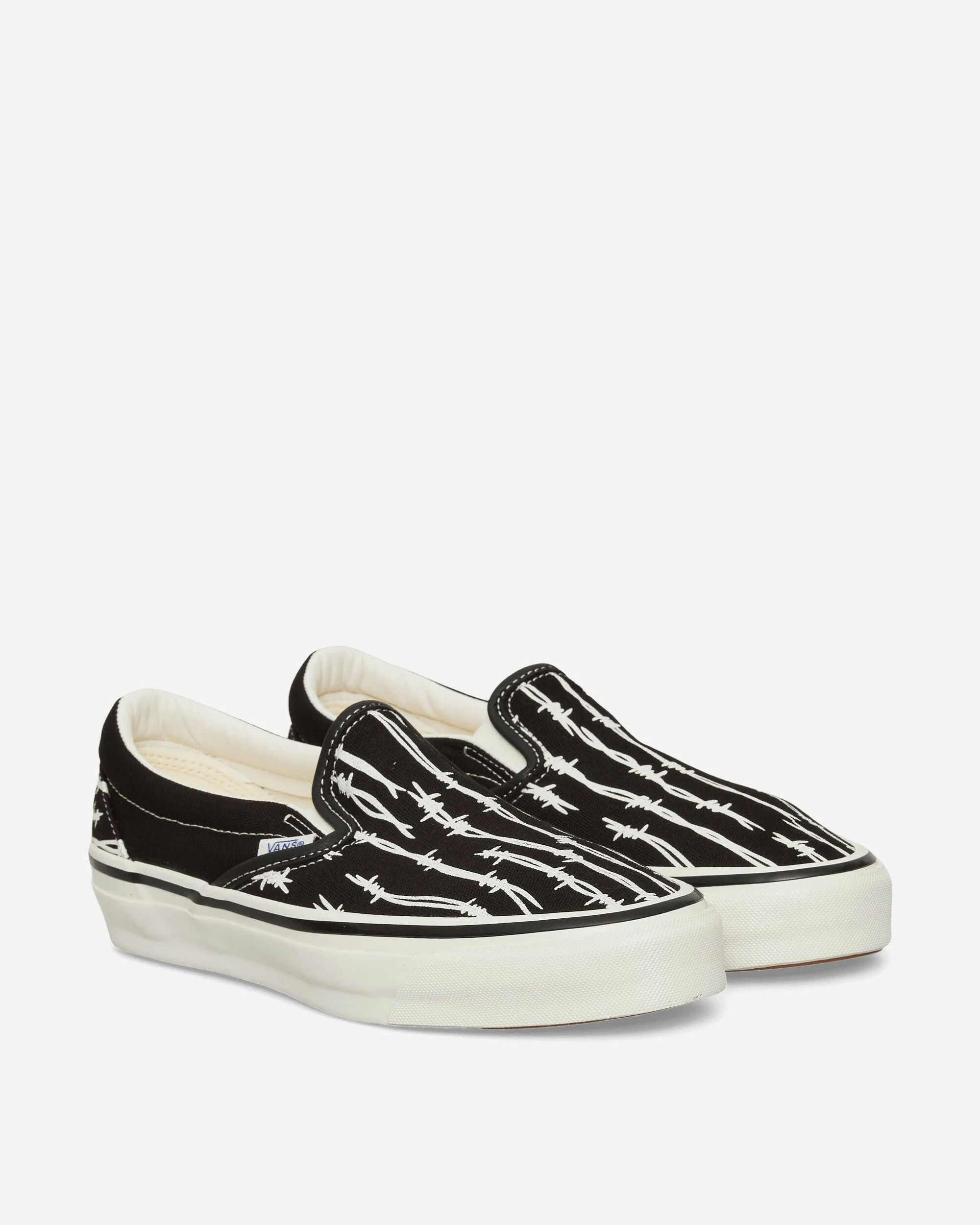 LightweightDesign Classic Slip-On Reissue 98 Sneakers Black / Barbed Wire