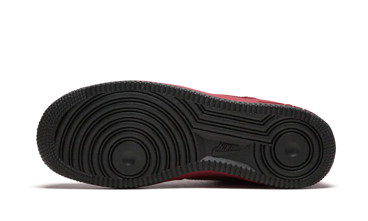 Air Force 1 '07 "Gym Red / Black" Breathable Airflow Channels Quick Footwear