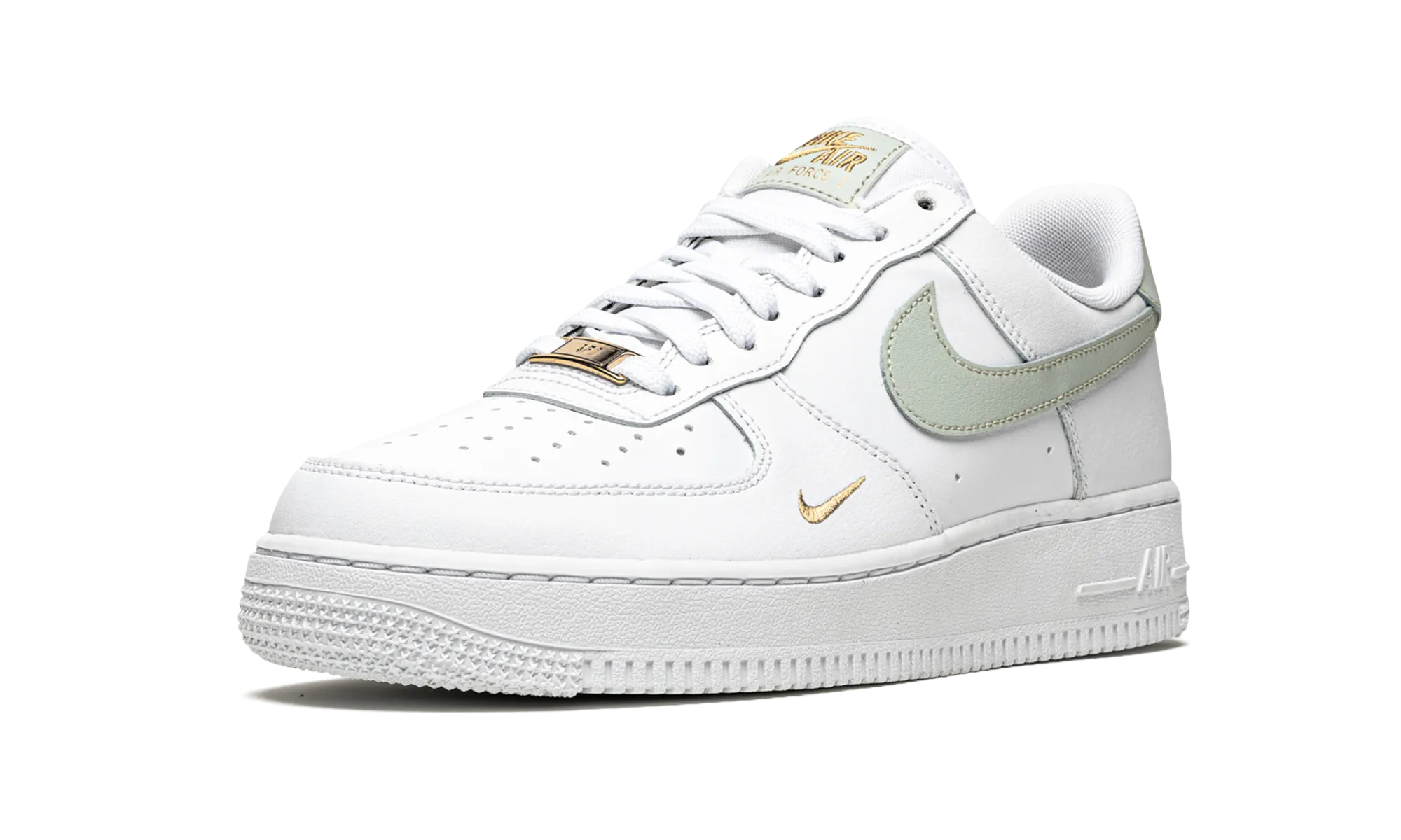 AIR FORCE 1 LO MNS WMNS "White / Grey / Gold" perforated panels Smart Casual