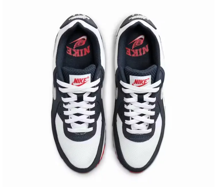 Men??s Nike Air Max 90 (Obsidian) Molded Heel Counter