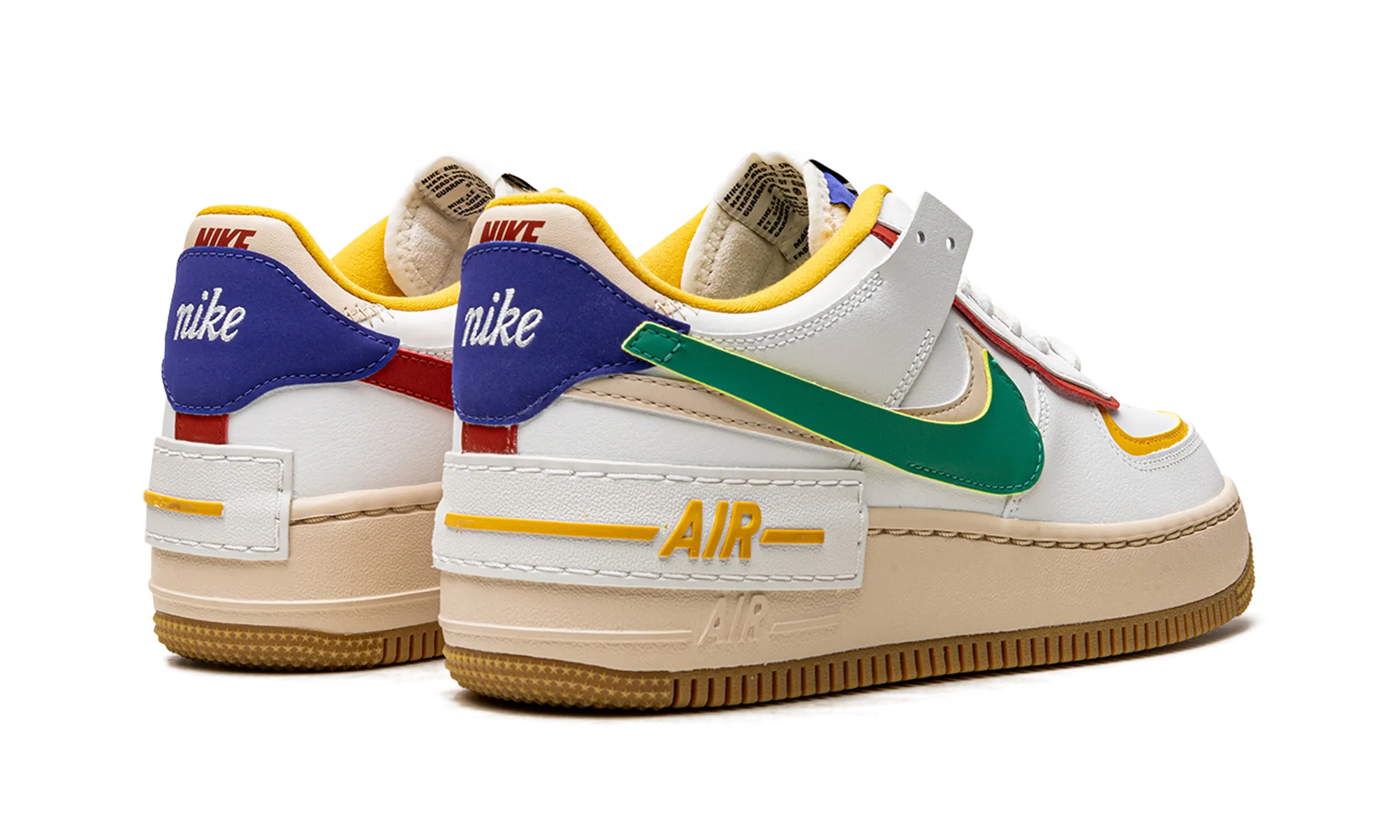 AIR FORCE 1 LO SHADO MNS WMNS "Summit White Neptune Green" Vegan Material Options All-Season Wear