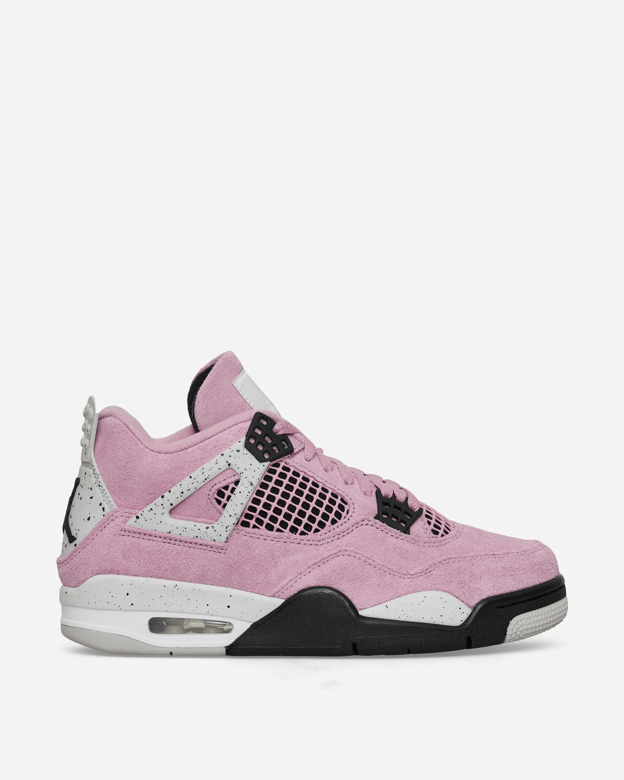 Anti Slip Rubber Outsole Women's Air Jordan 4 Sneakers Orchid