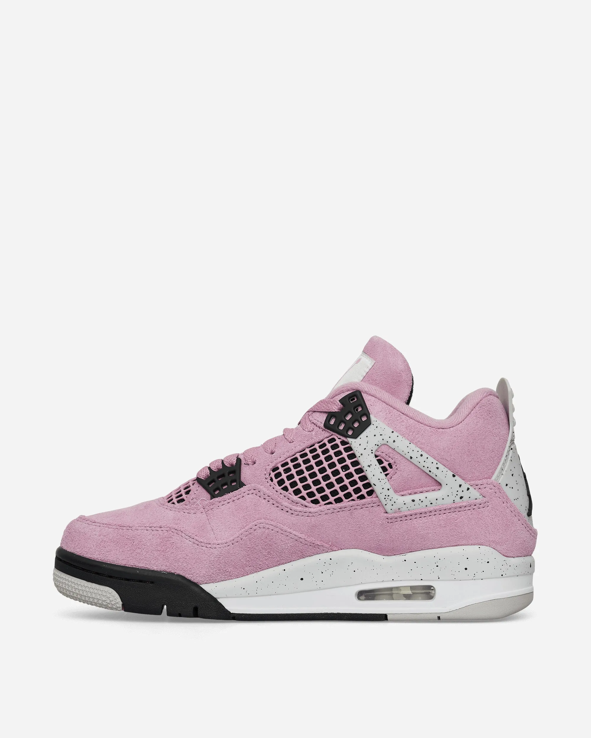 Women's Air Jordan 4 Sneakers Orchid Elastic Collar