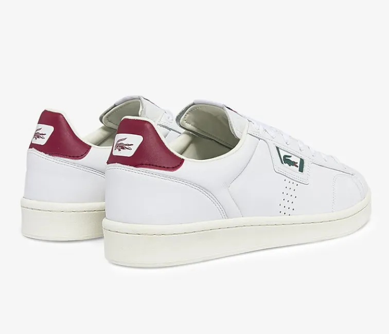Urban Adventure Anti Odor Coating Men's Lacoste Masters Classic 07221 SMA (White/Burgundy)