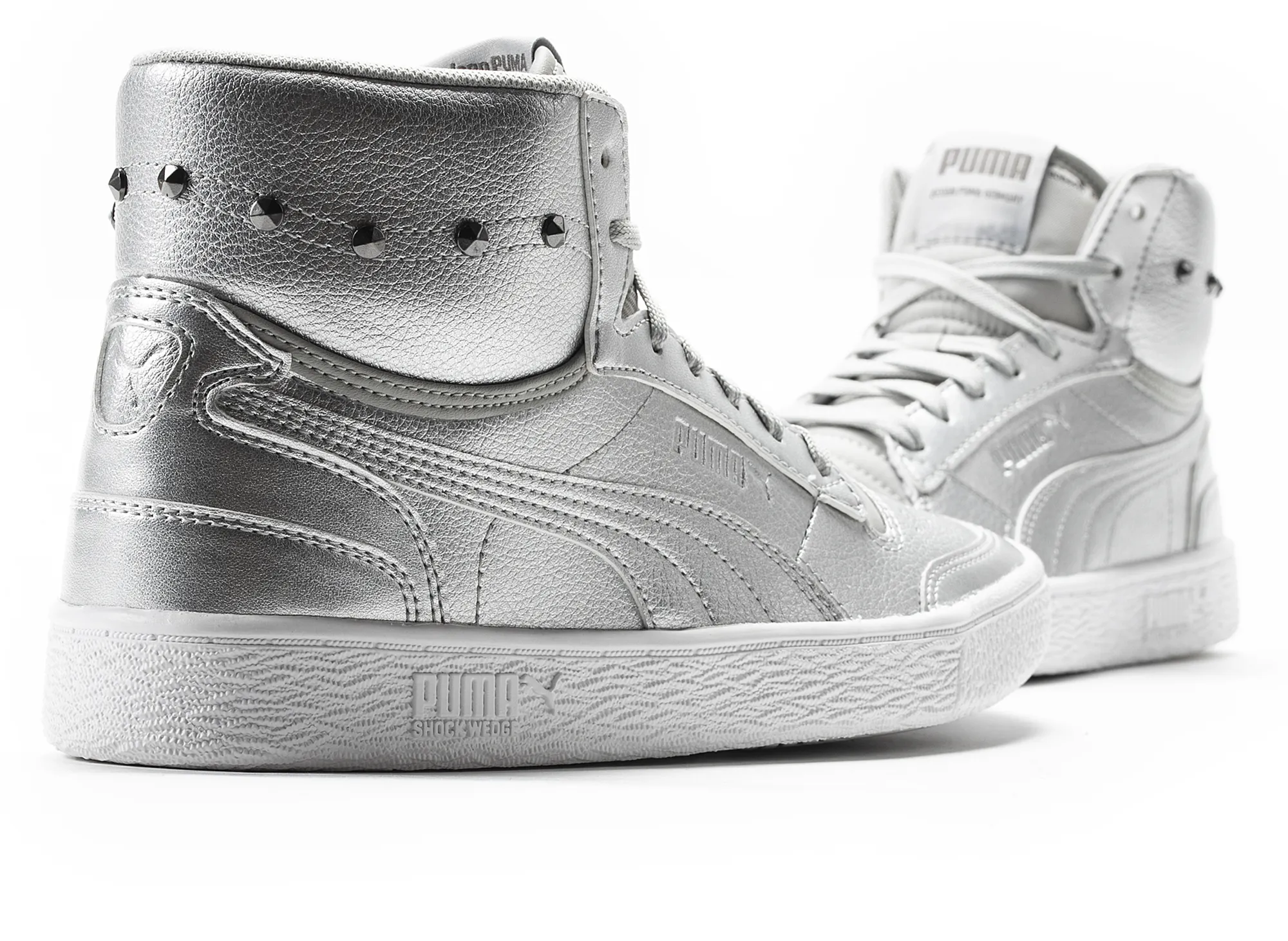 Women's Puma Ralph Sampson Mid Glitz Ultra-soft feel Ergonomic Design