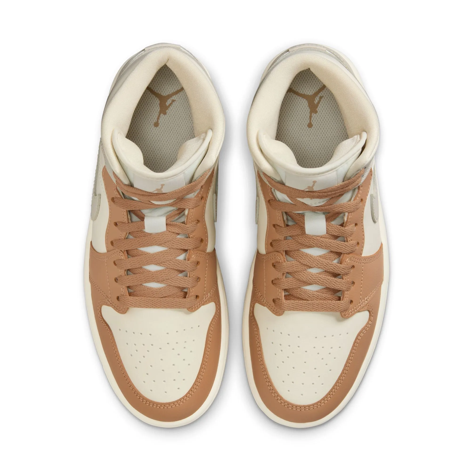 W Air Jordan 1 Mid BQ6472-118 Flexibility Rapid pace