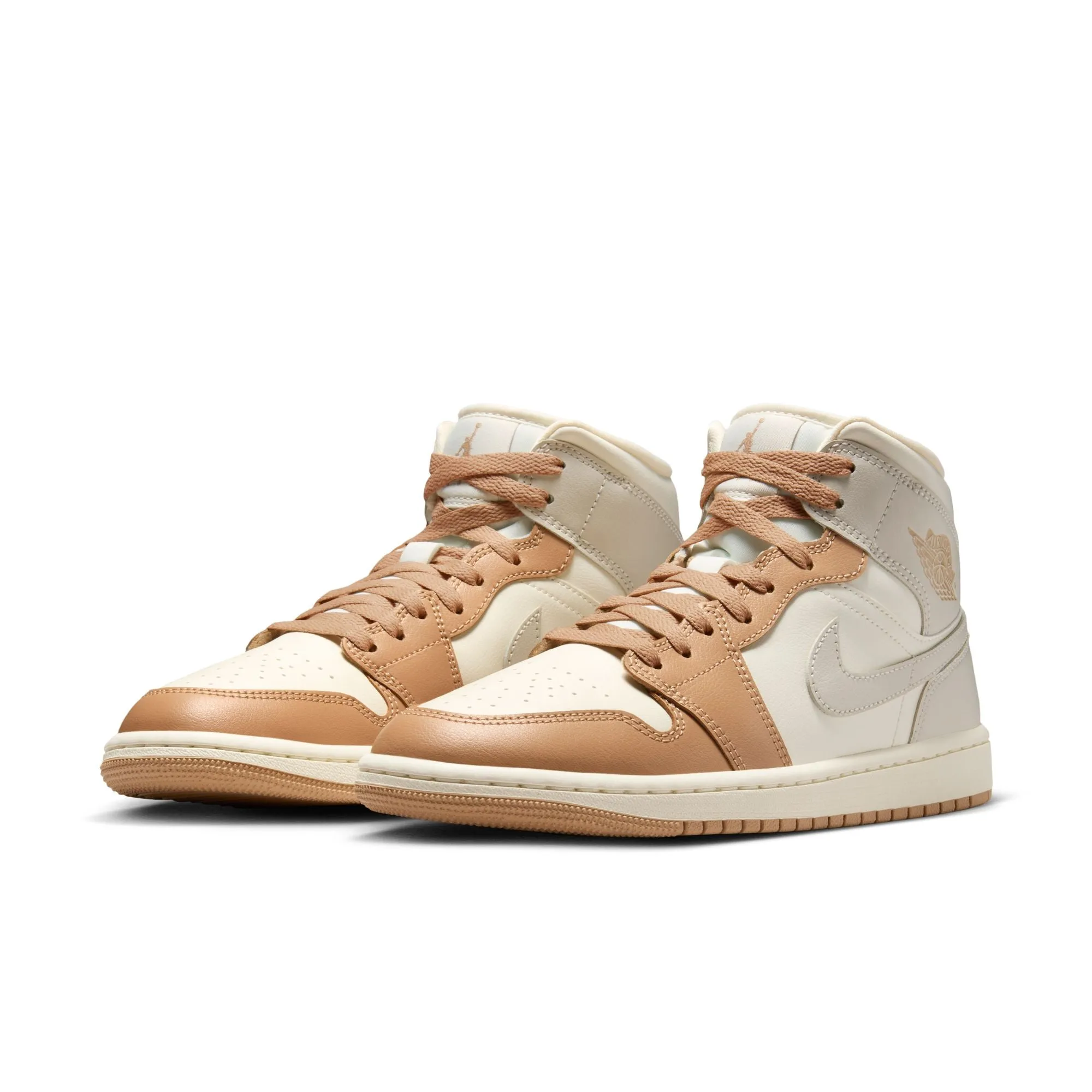 W Air Jordan 1 Mid BQ6472-118 Shiny Tone