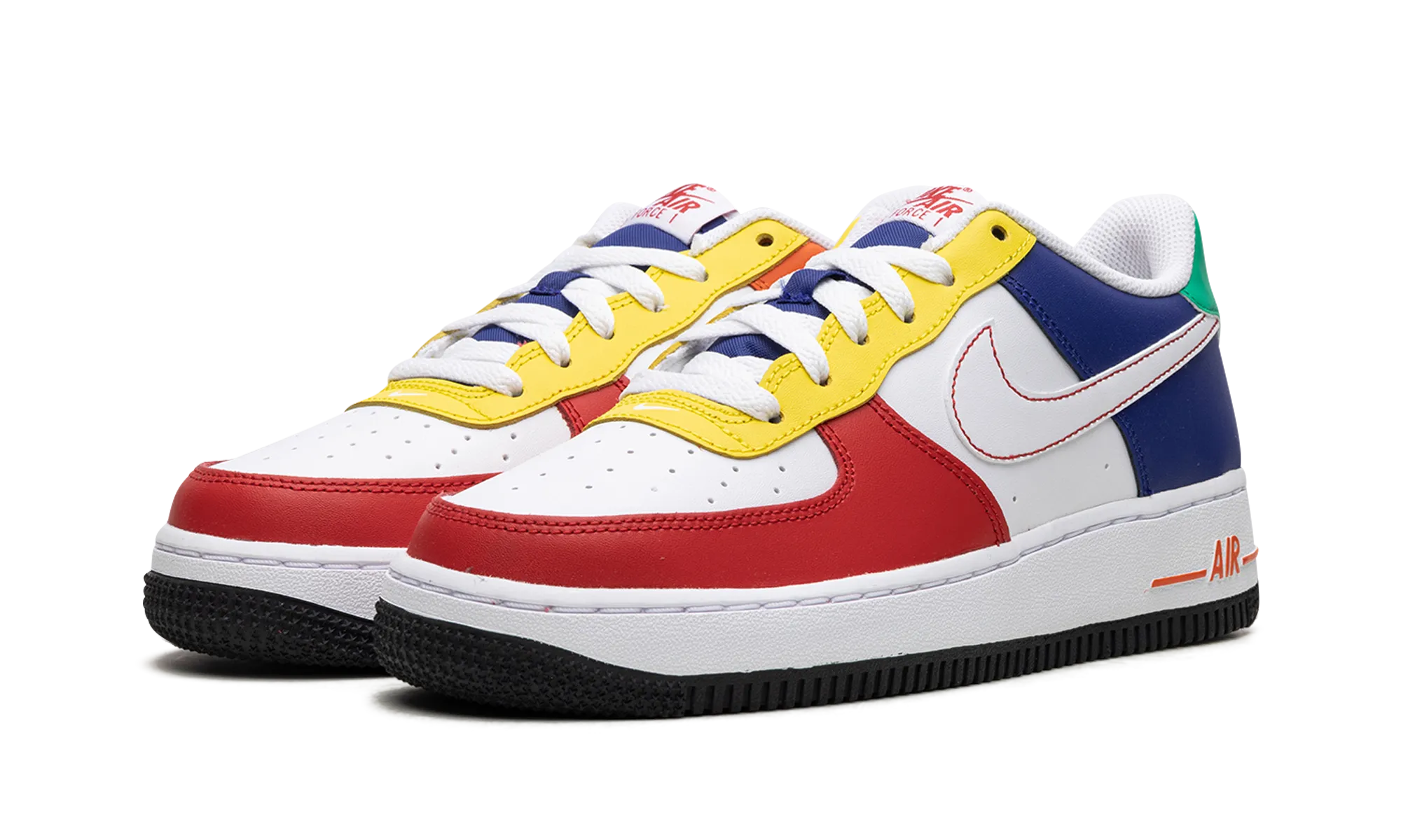 Ergonomic Footbed Design Air Force 1 Low GS "Rubik's Cube"