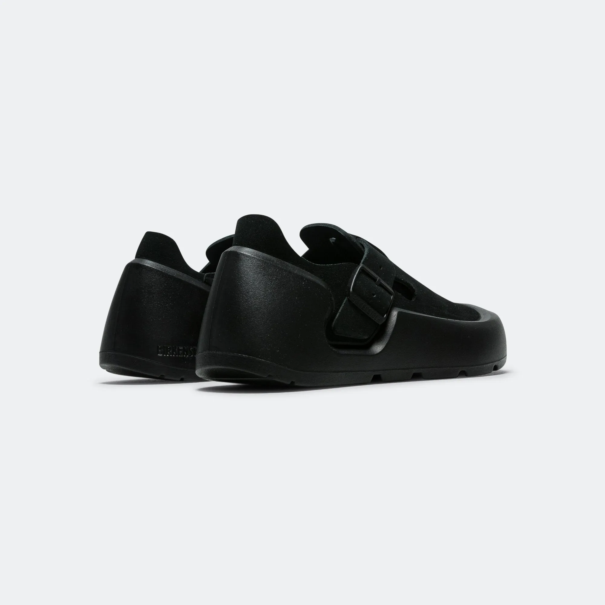 Reykjavik - Black Nubuck Leather Everyday Look Comfort Cushion