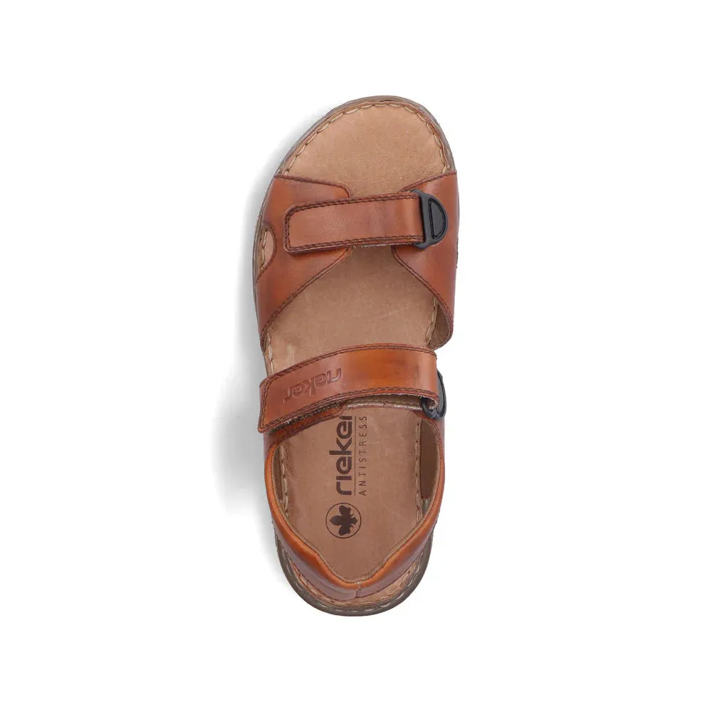 Supportive Fit Rieker Sandal Brown - 21461-24