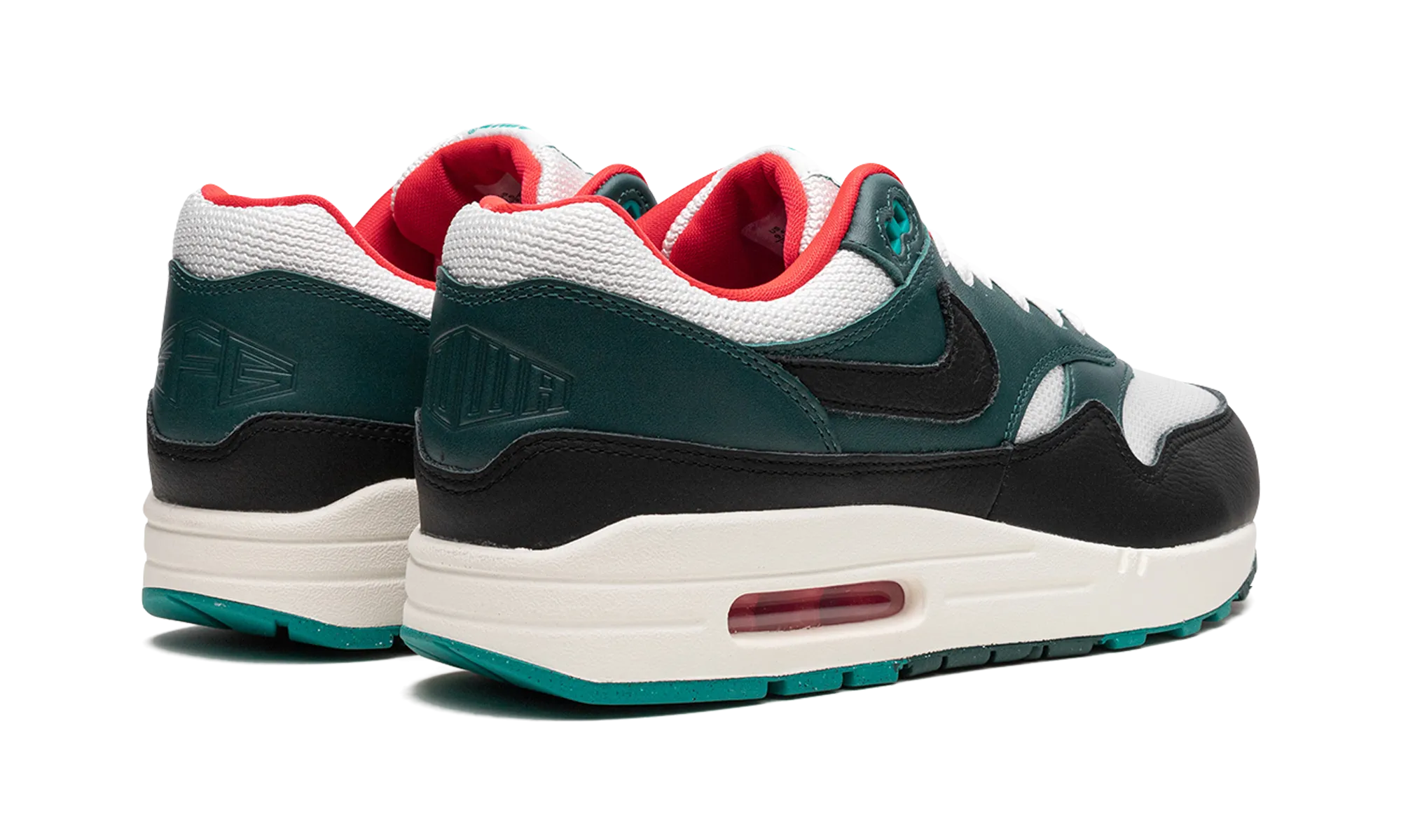 colorful running shoes wide - width shoe option Air Max 1 "LeBron James x Liverpool"