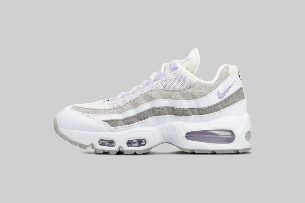 Women's Nike Air Max 95 OG Big Bubble 'White and Hydrangeas' anti - blister shoe attribute core training running wear