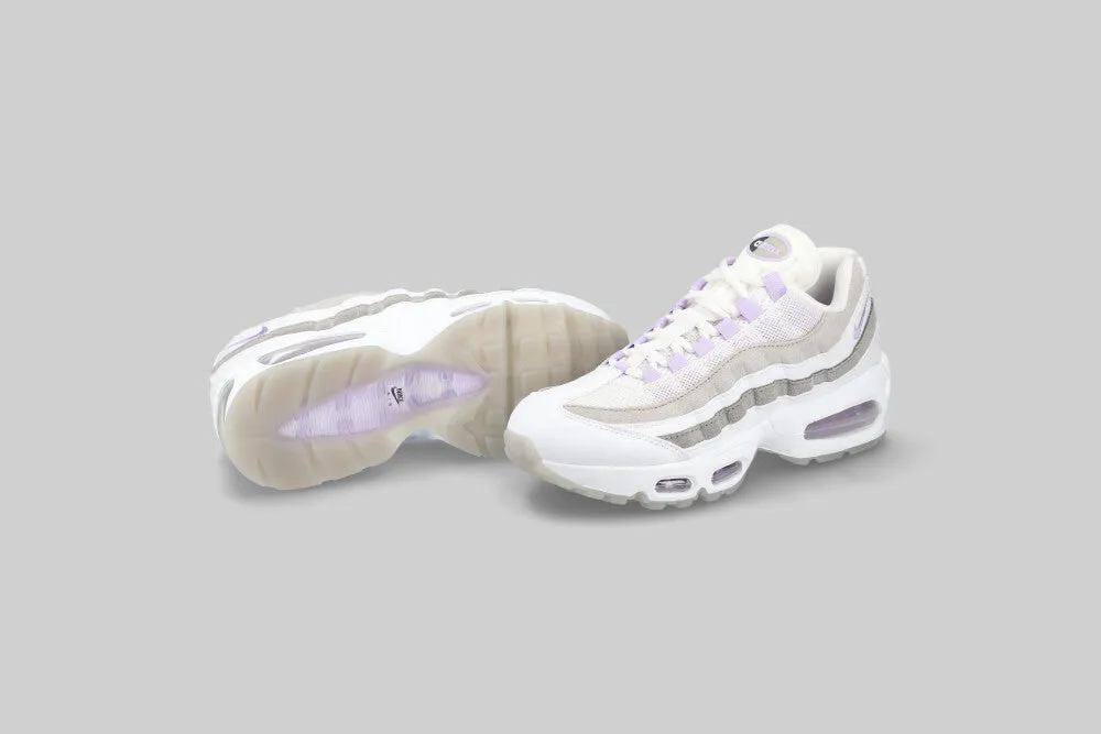 forefoot - support - feature - responsiveness shoes Women's Nike Air Max 95 OG Big Bubble 'White and Hydrangeas'
